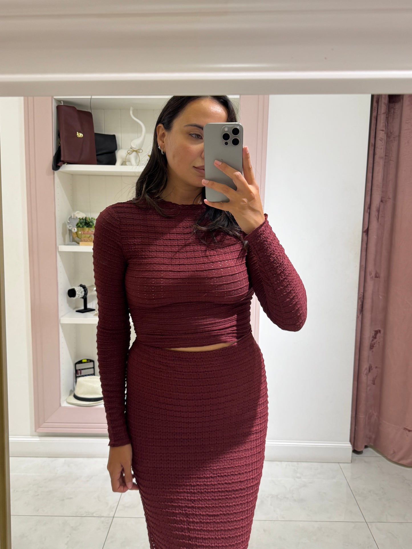 Coordinato Deva - bordeaux