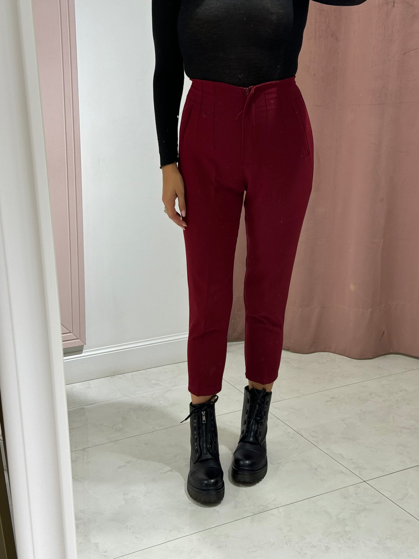 Pantalone Bustier - Bordeaux