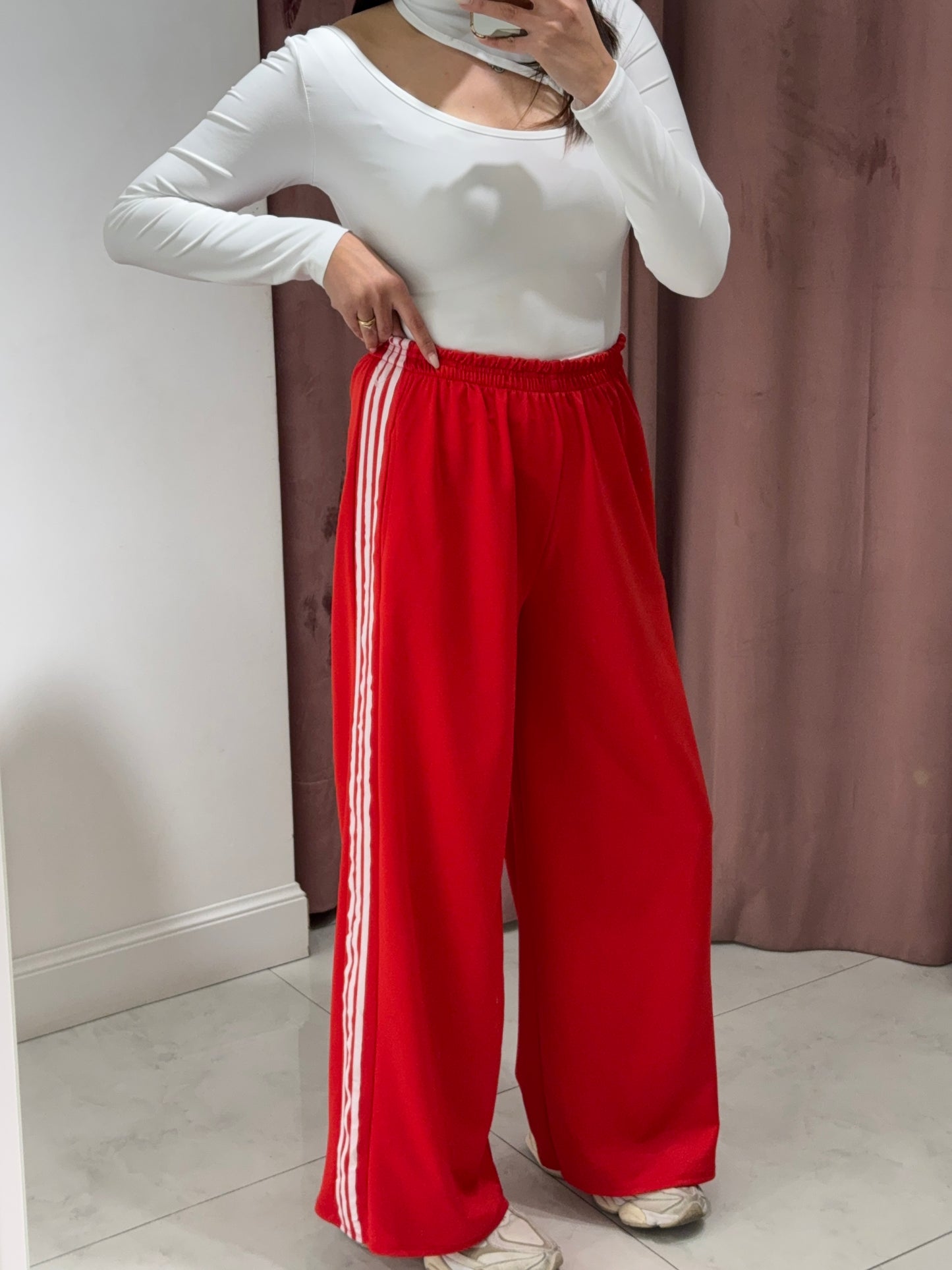 Pantalone palazzo Adi - Rosso