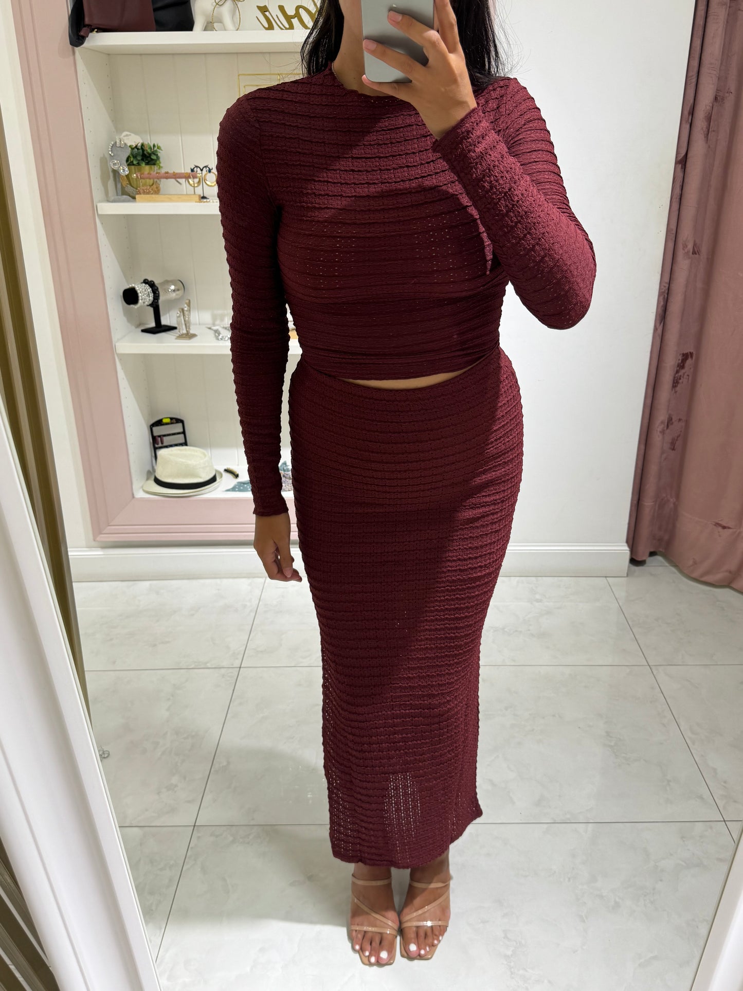 Coordinato Deva - bordeaux