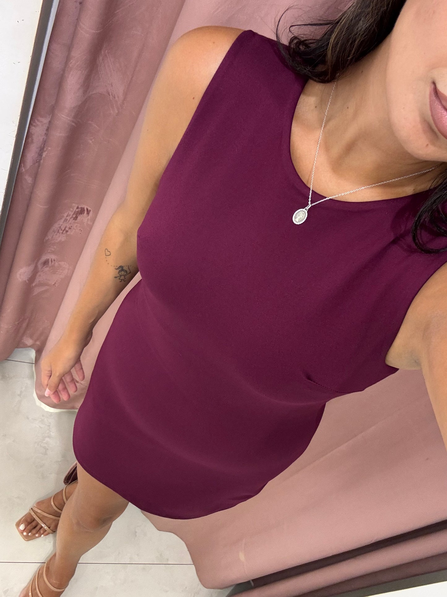 Tubino basic - bordeaux