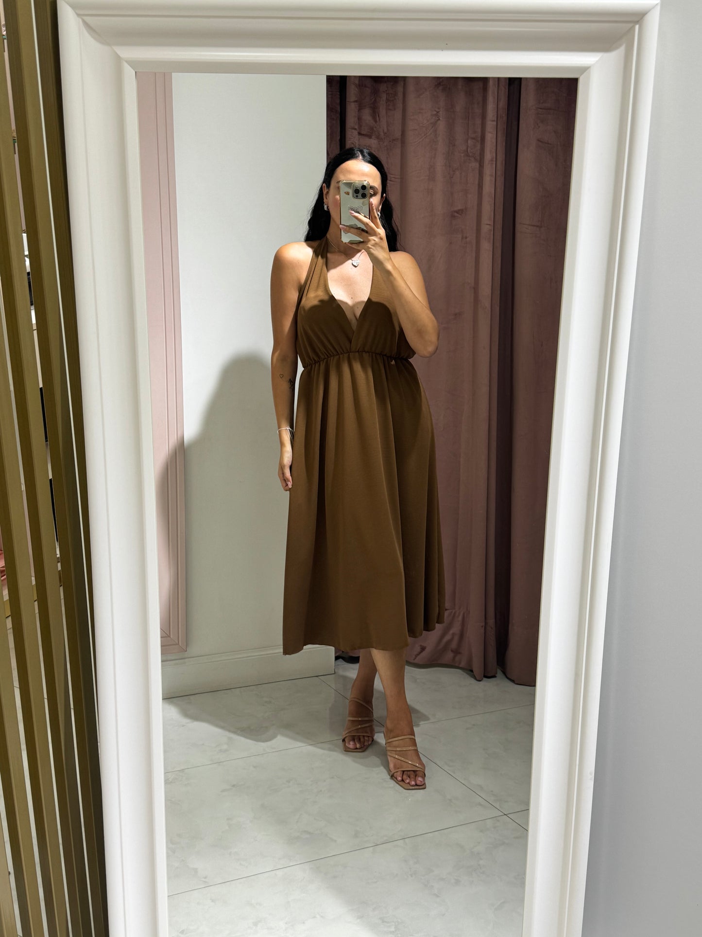 Abito Marilyn 6601 - marrone