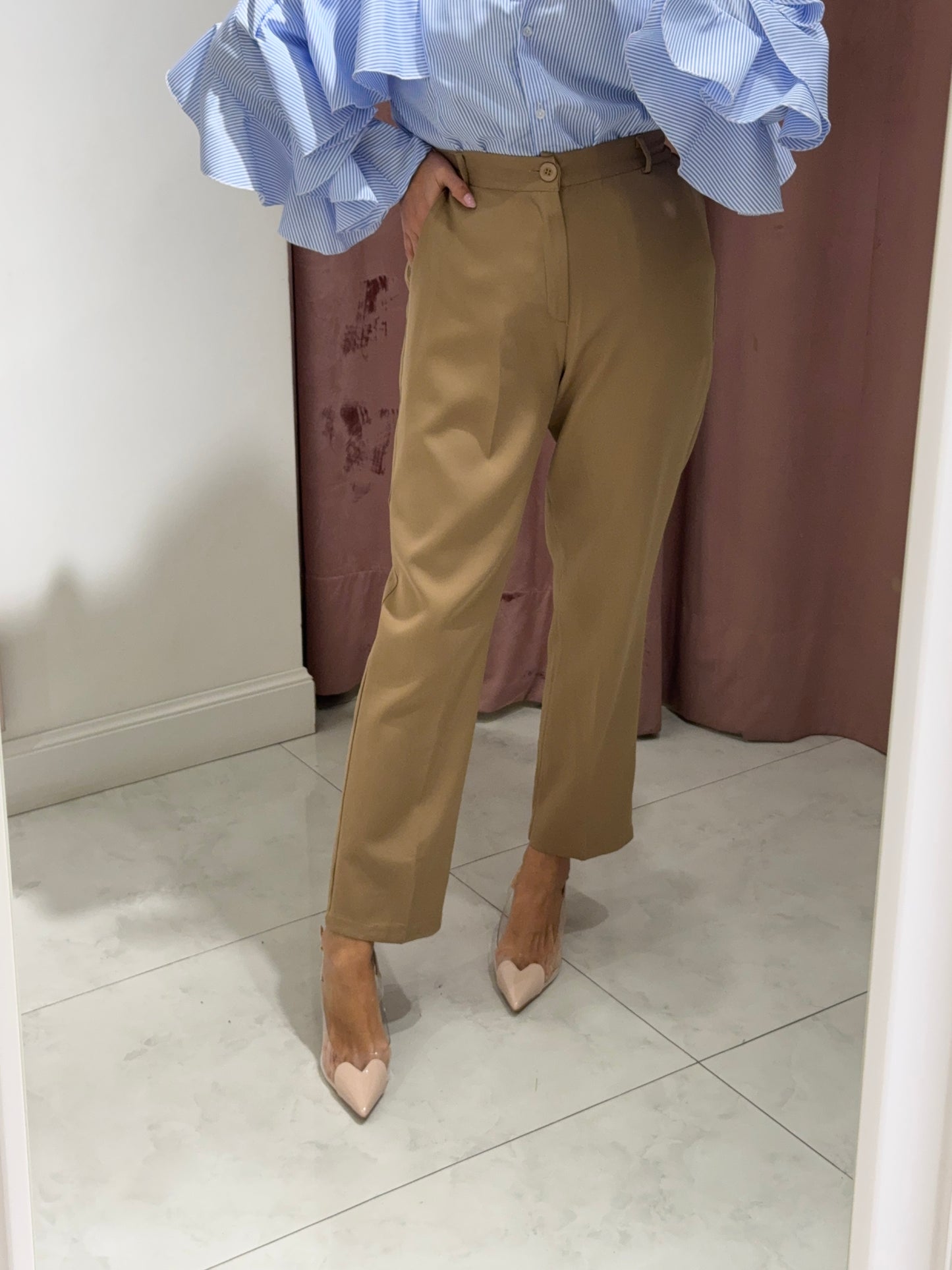 Pantalone classy - camel