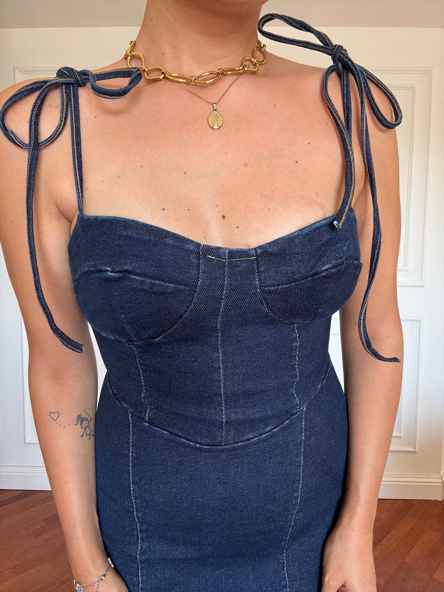 Abito longette denim