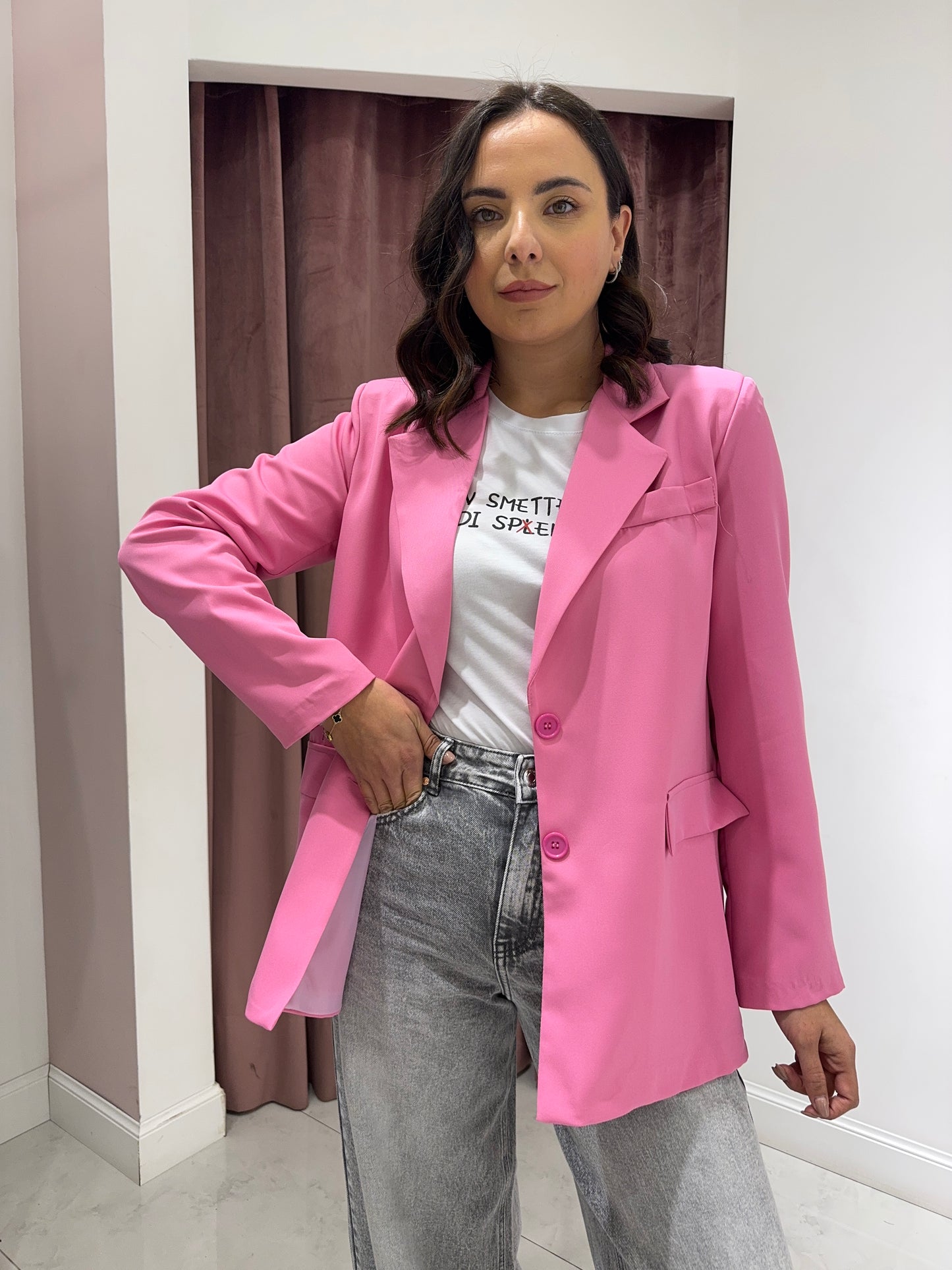 Blazer Fiocco - Rosa
