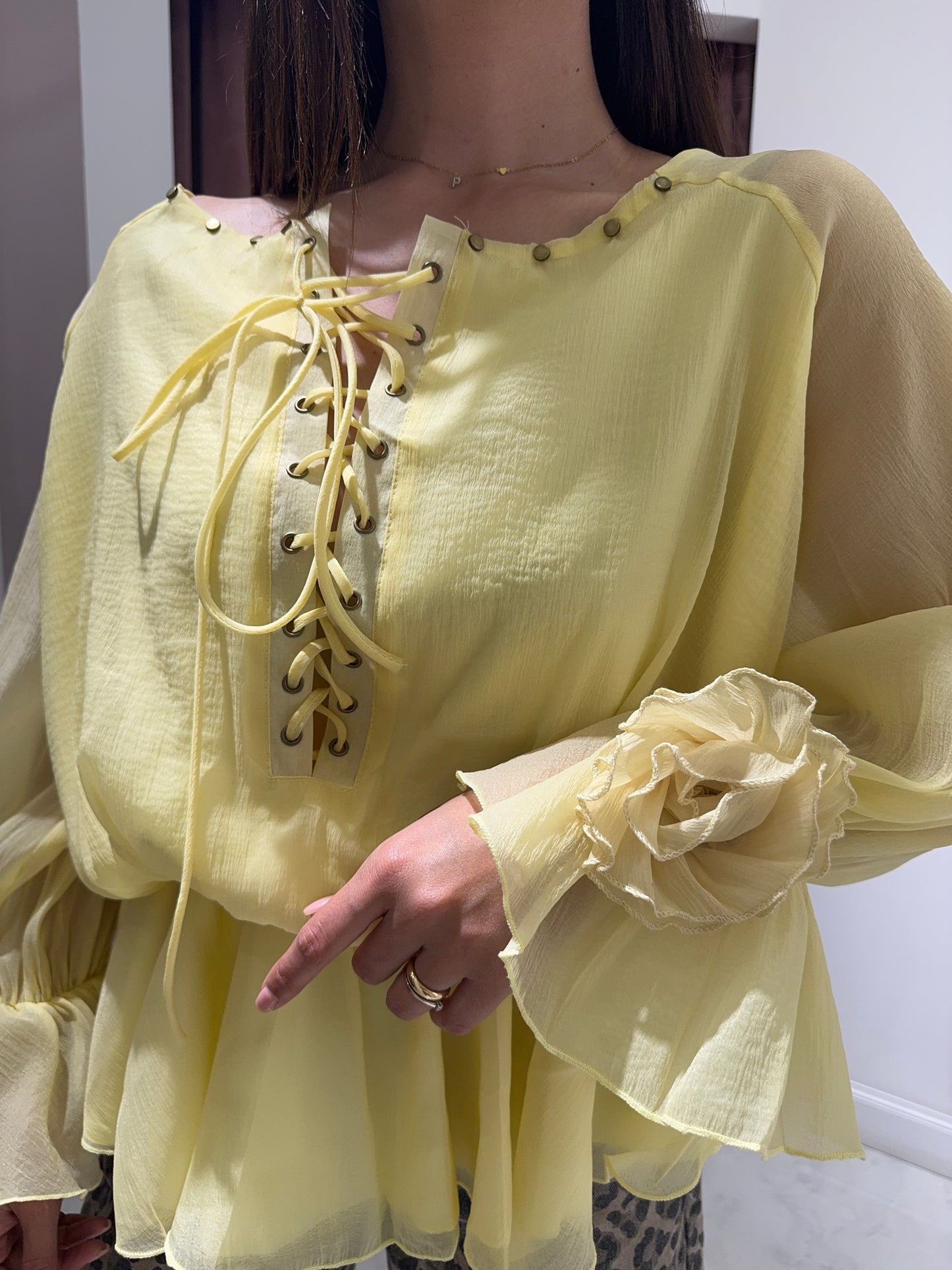 Blusa nuvola - Giallo