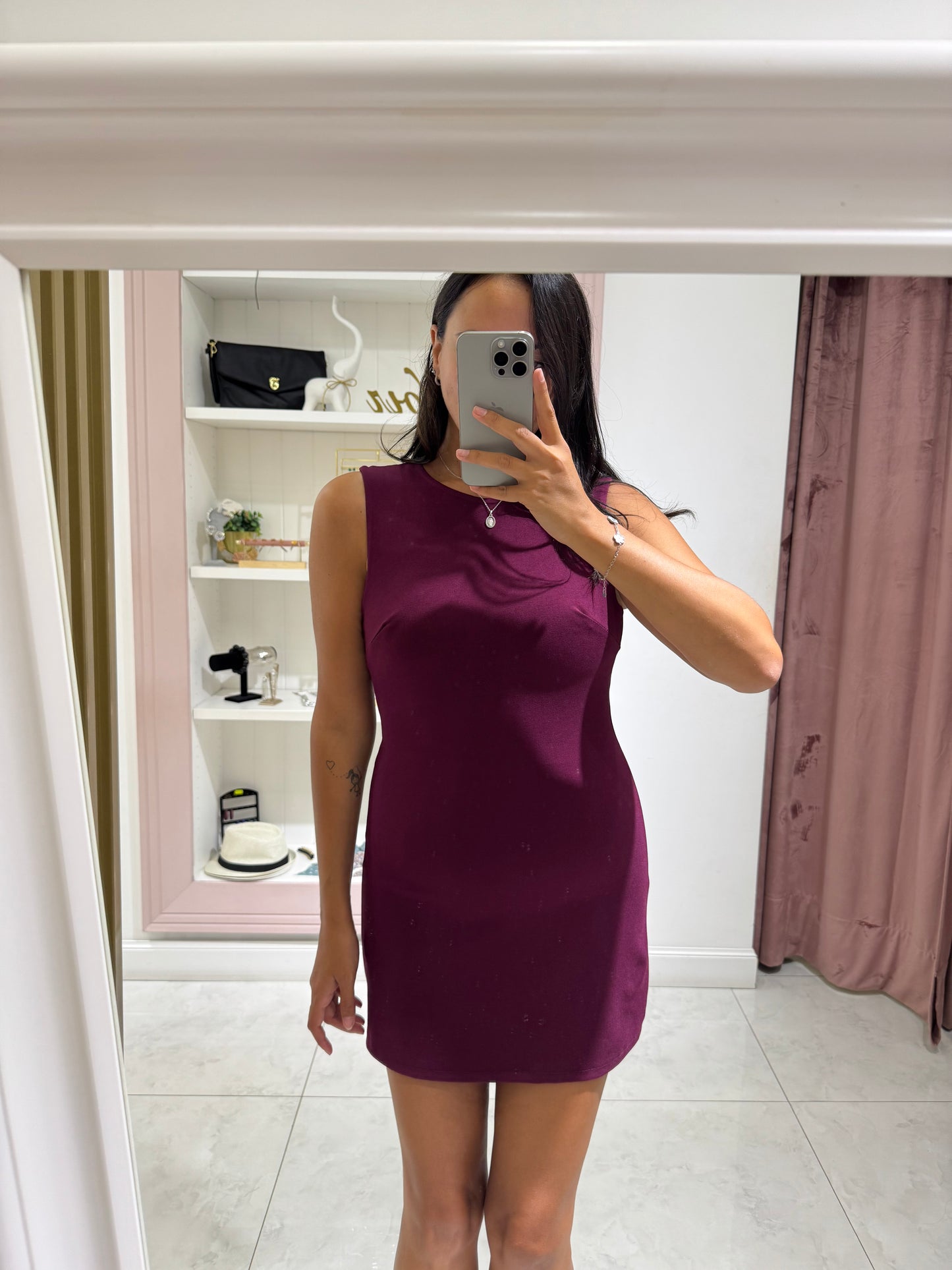 Tubino basic - bordeaux