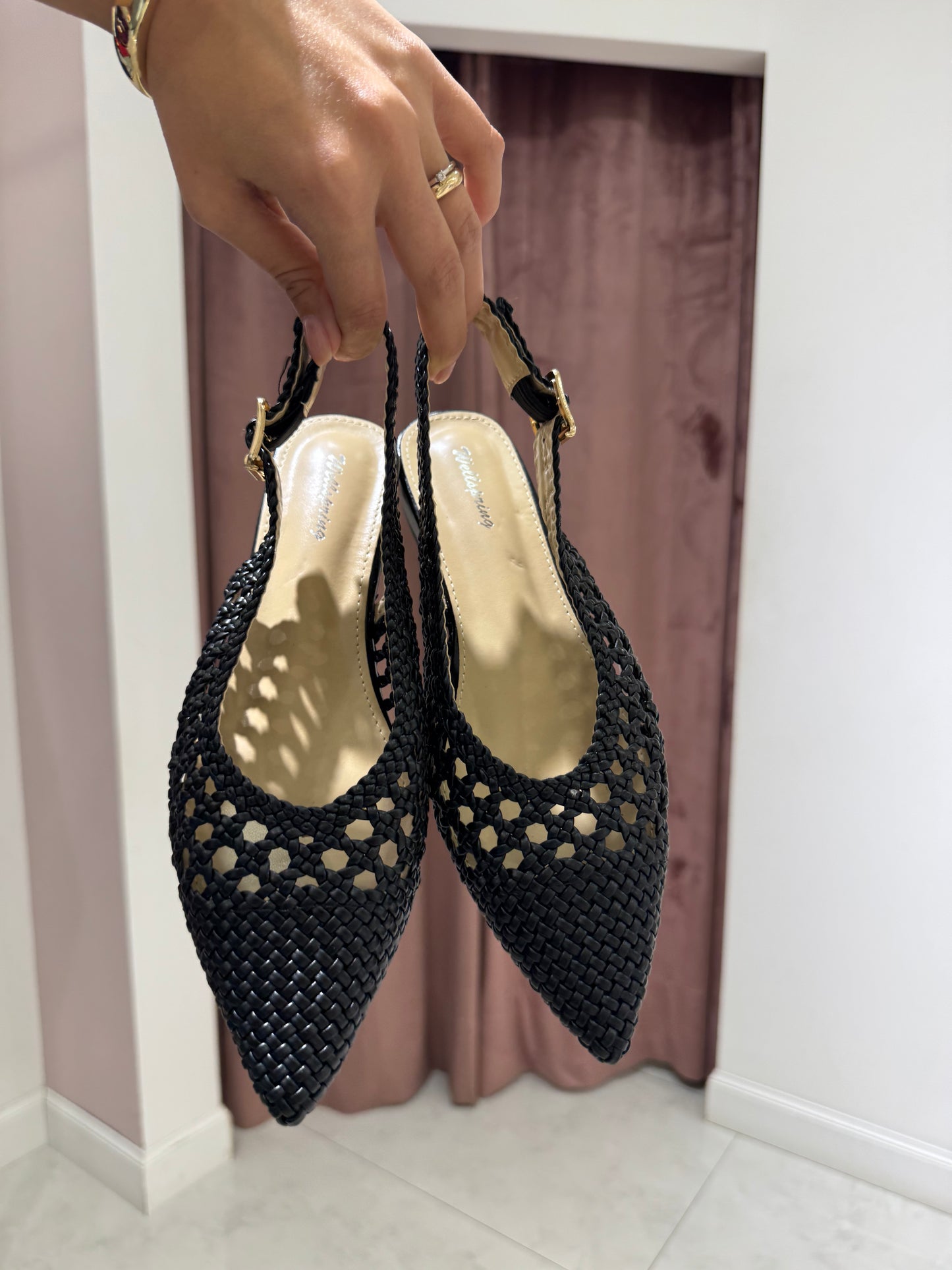 Ballerina Ricamo - nero