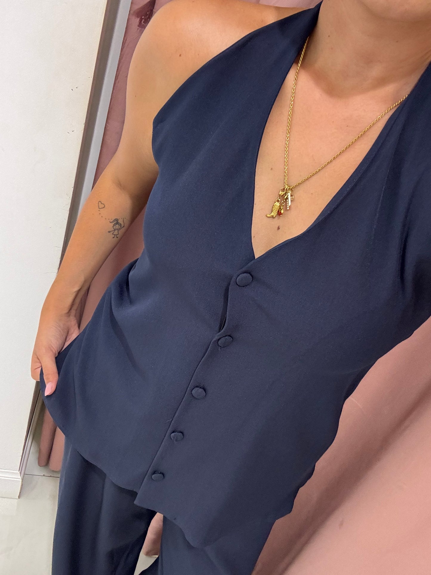 Tailleur Cristel - blu navy