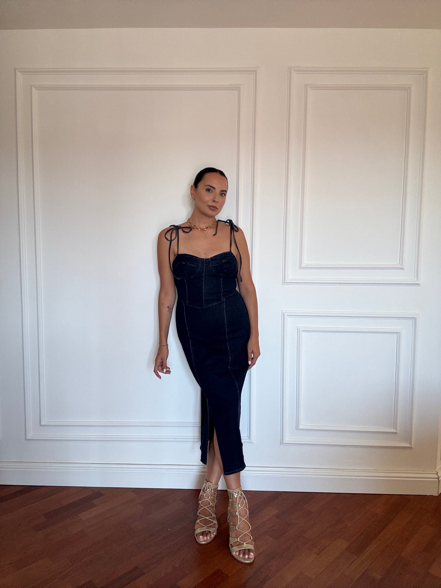 Abito longette denim