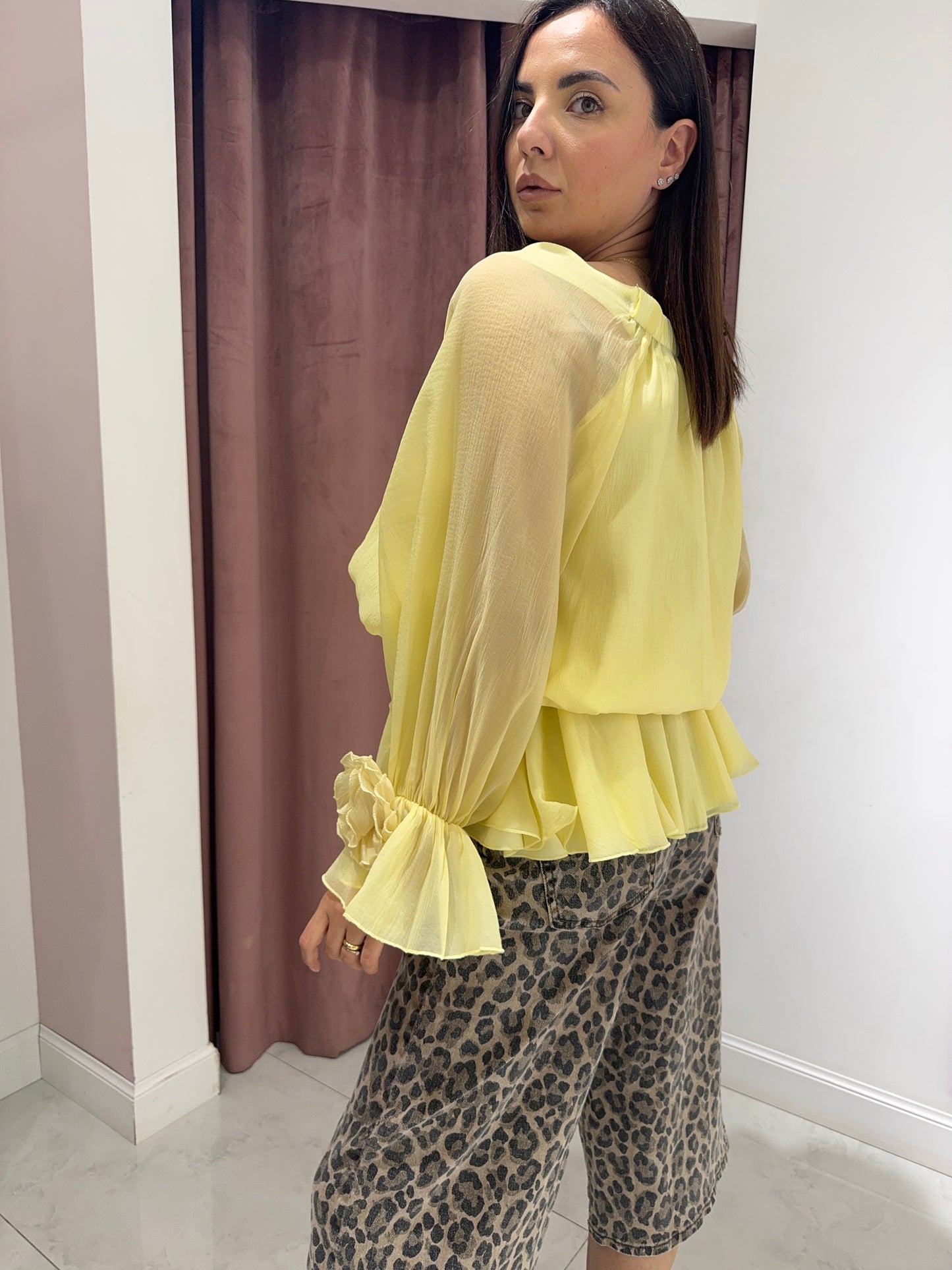 Blusa nuvola - Giallo