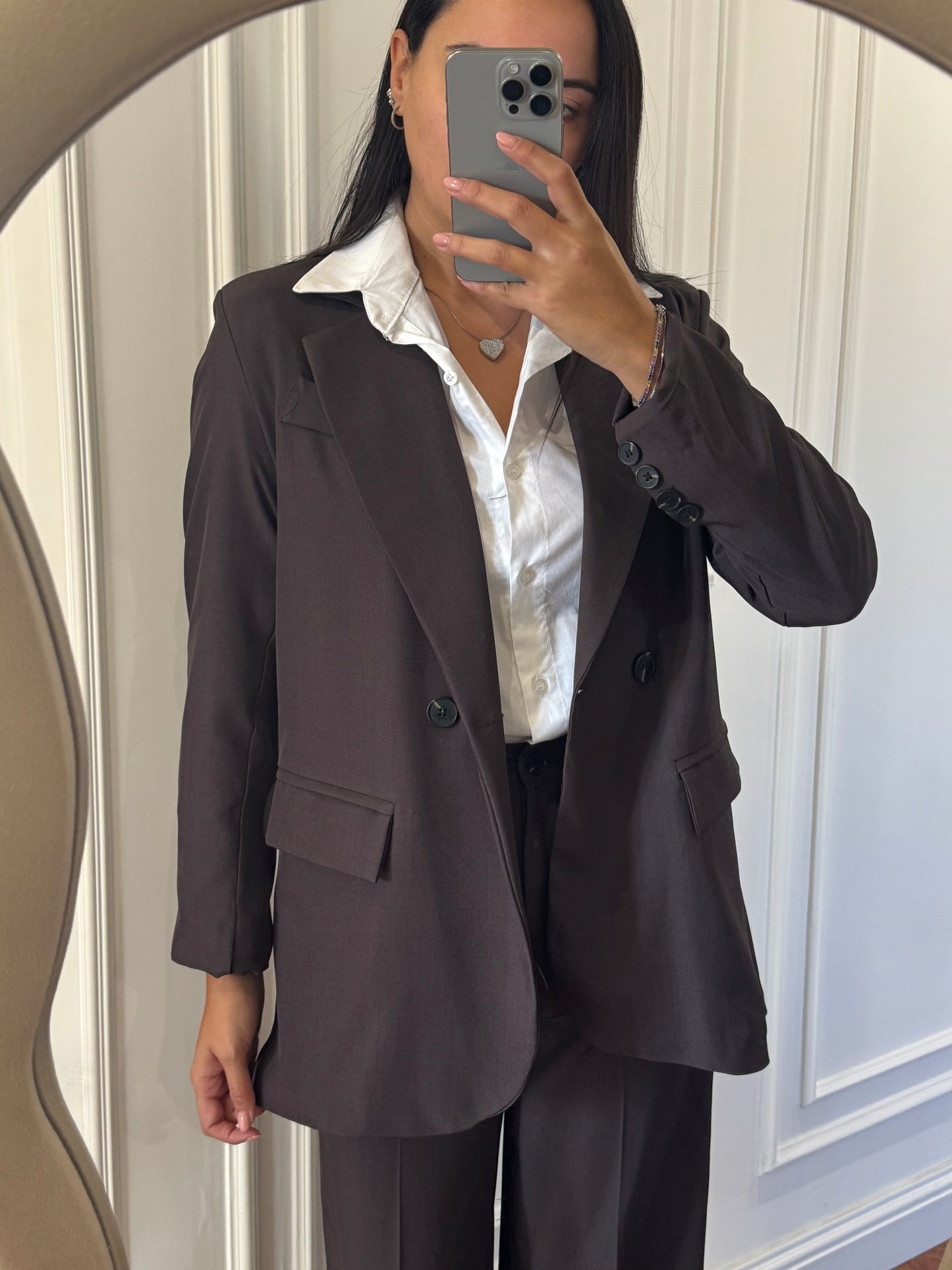 Tailleur City - marrone
