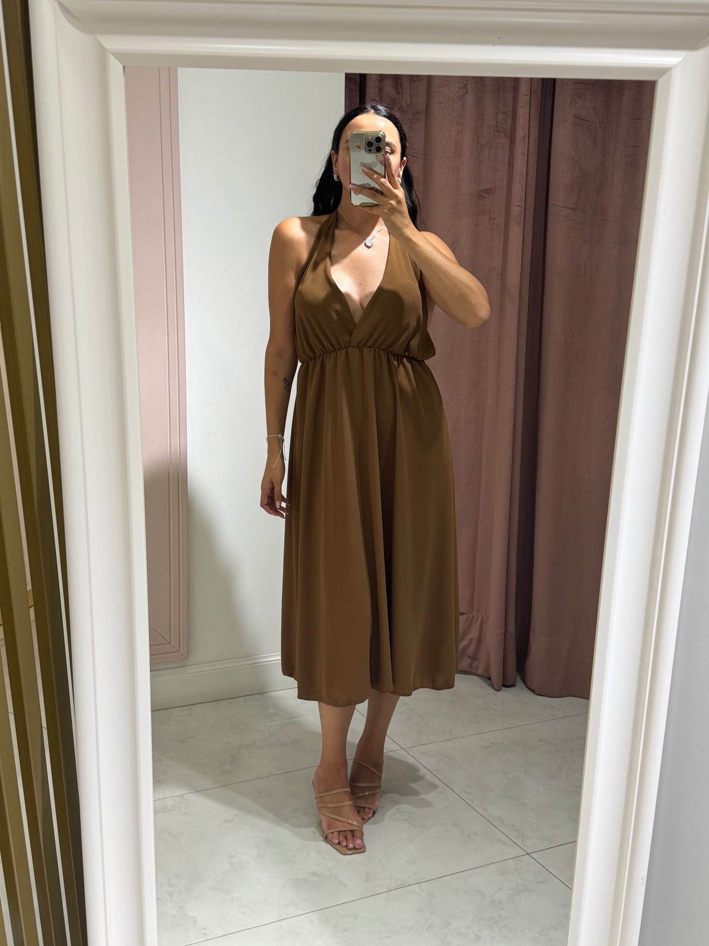 Abito Marilyn 6601 - marrone