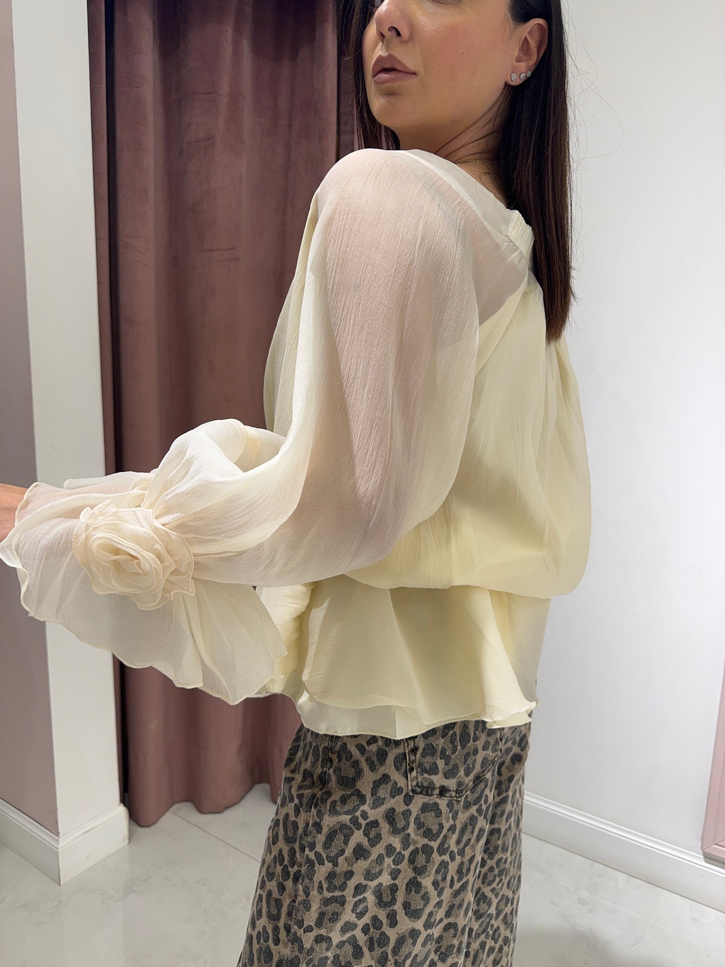 Blusa nuvola - Avorio