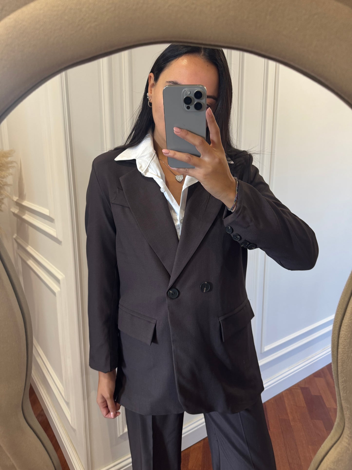 Tailleur City - marrone