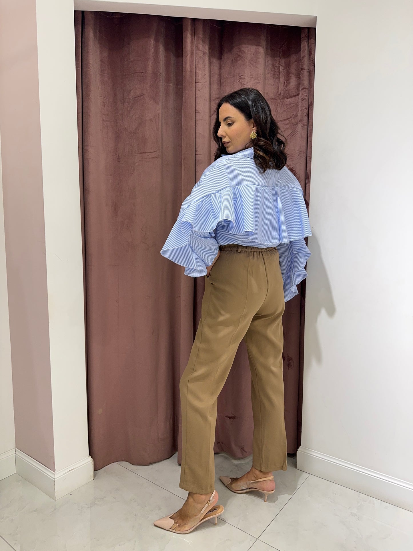 Pantalone classy - camel
