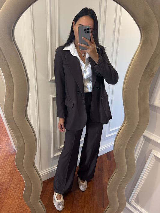 Tailleur City - marrone