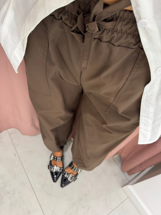 Pantalone ballon street - marrone