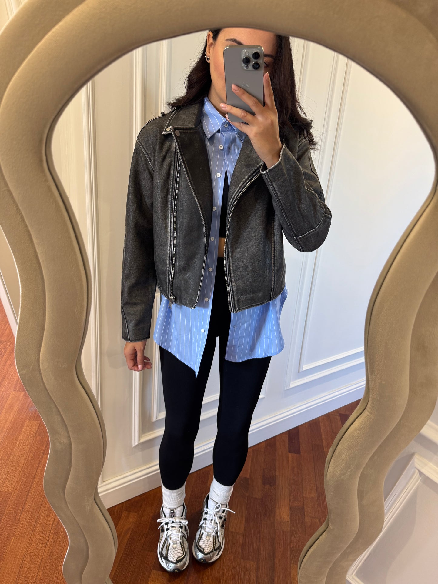 Chiodo crop fumè