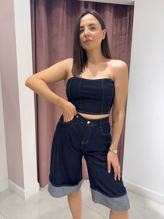 Bustino jeans  - lavaggio 0