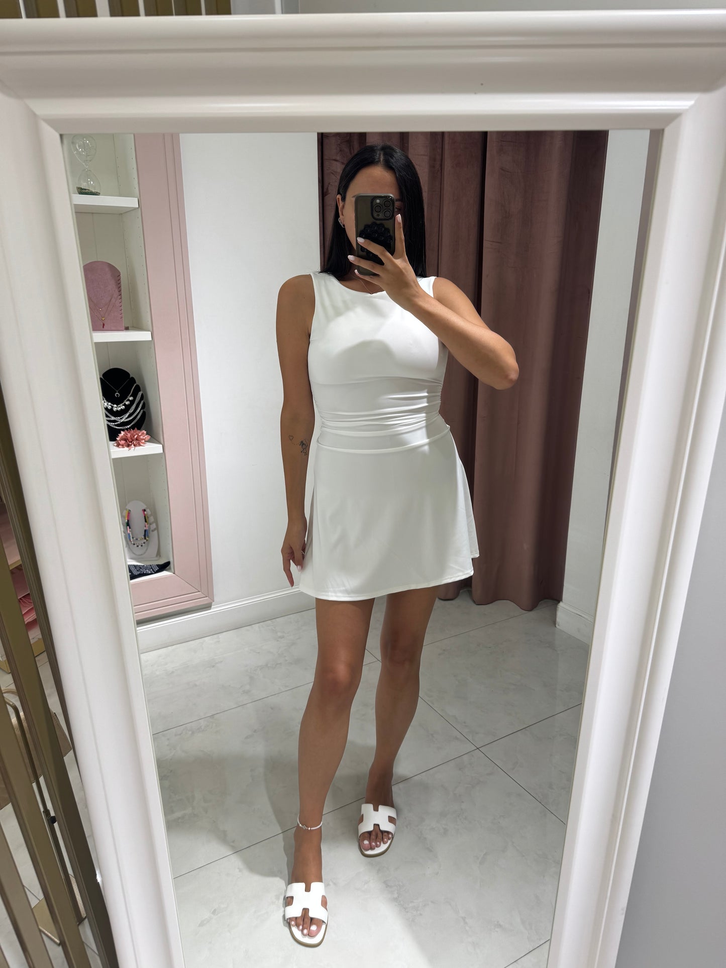 Abito lycra Cindy - bianco