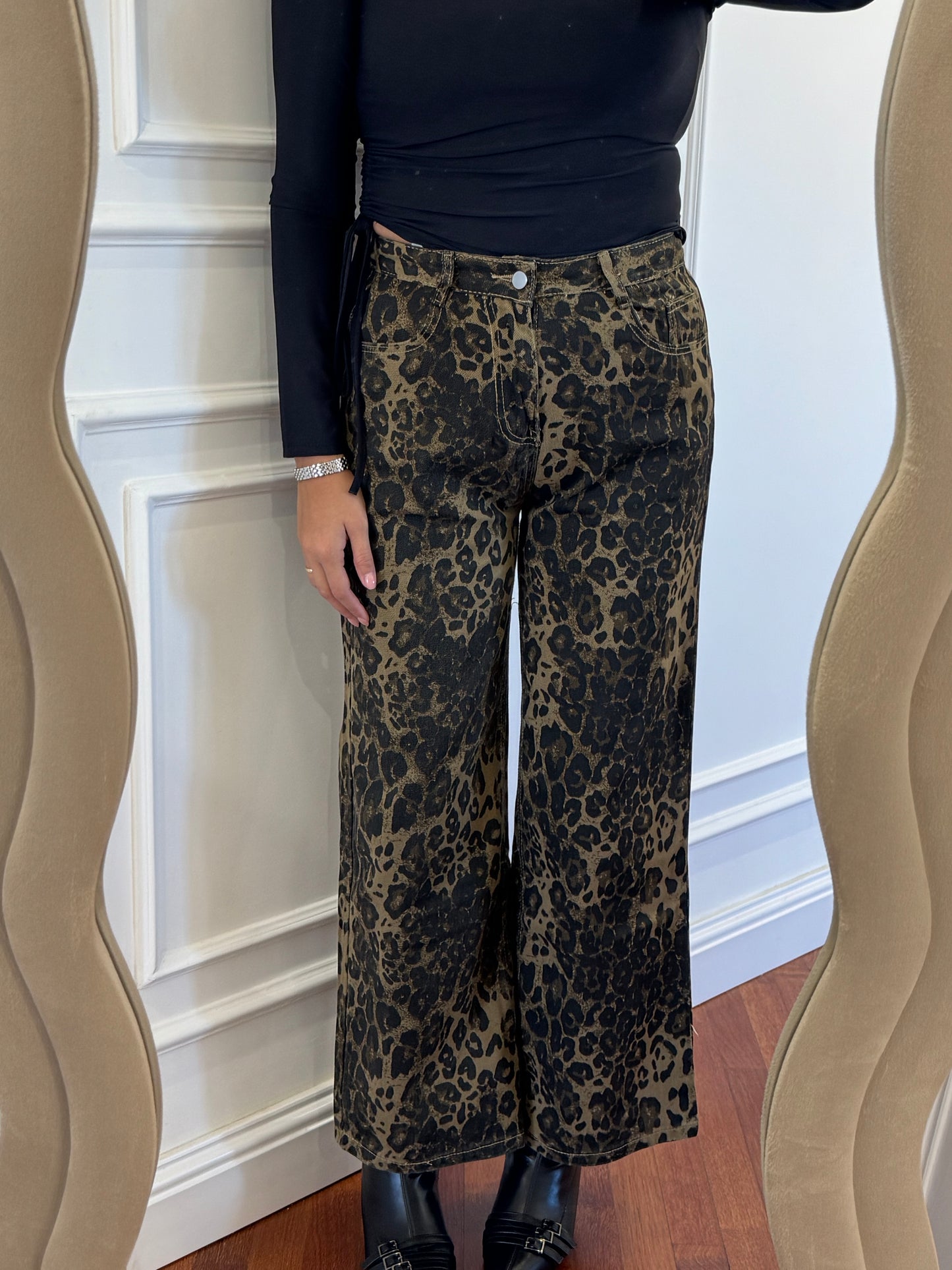 Jeans palazzo Leo