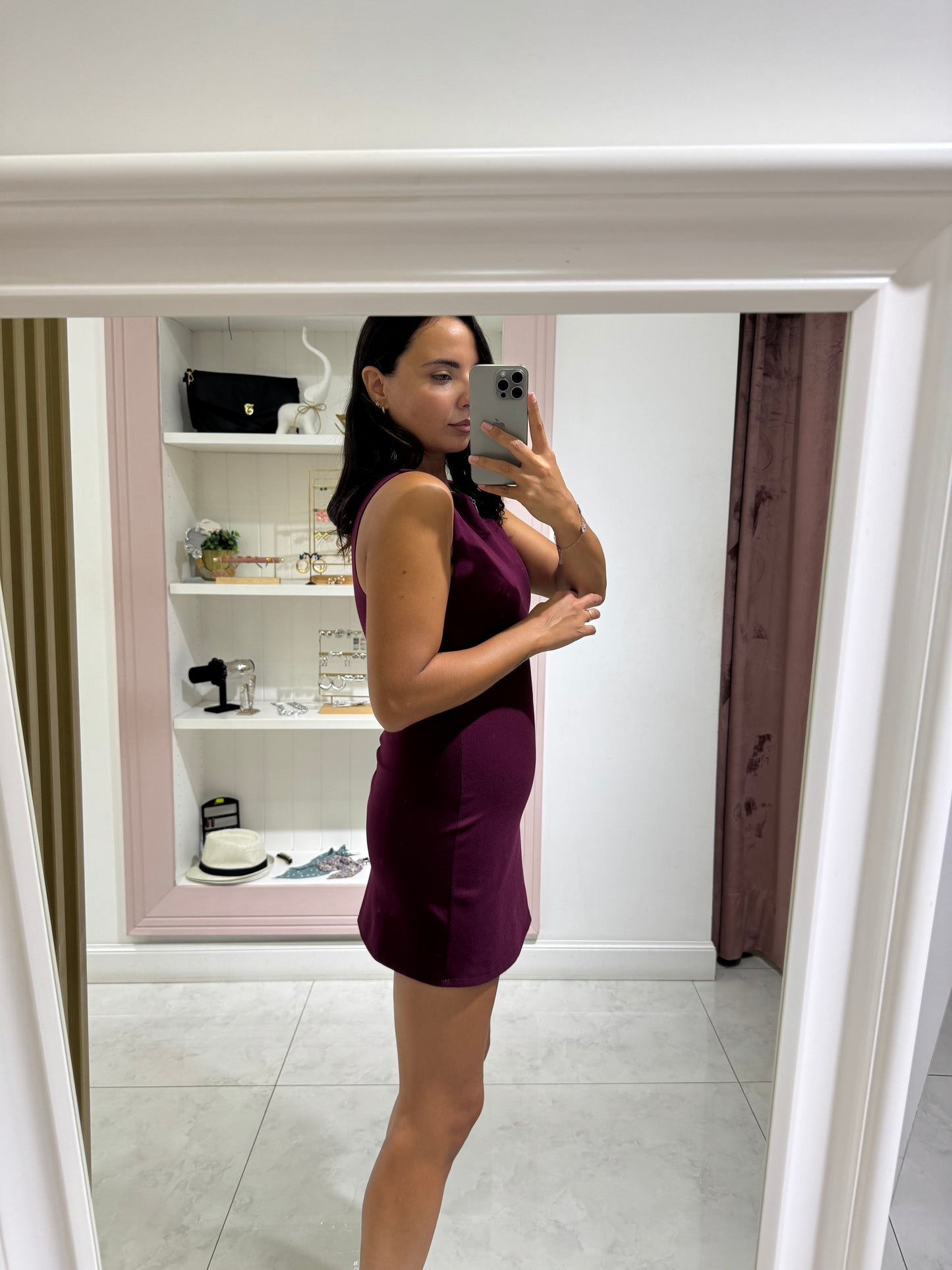 Tubino basic - bordeaux