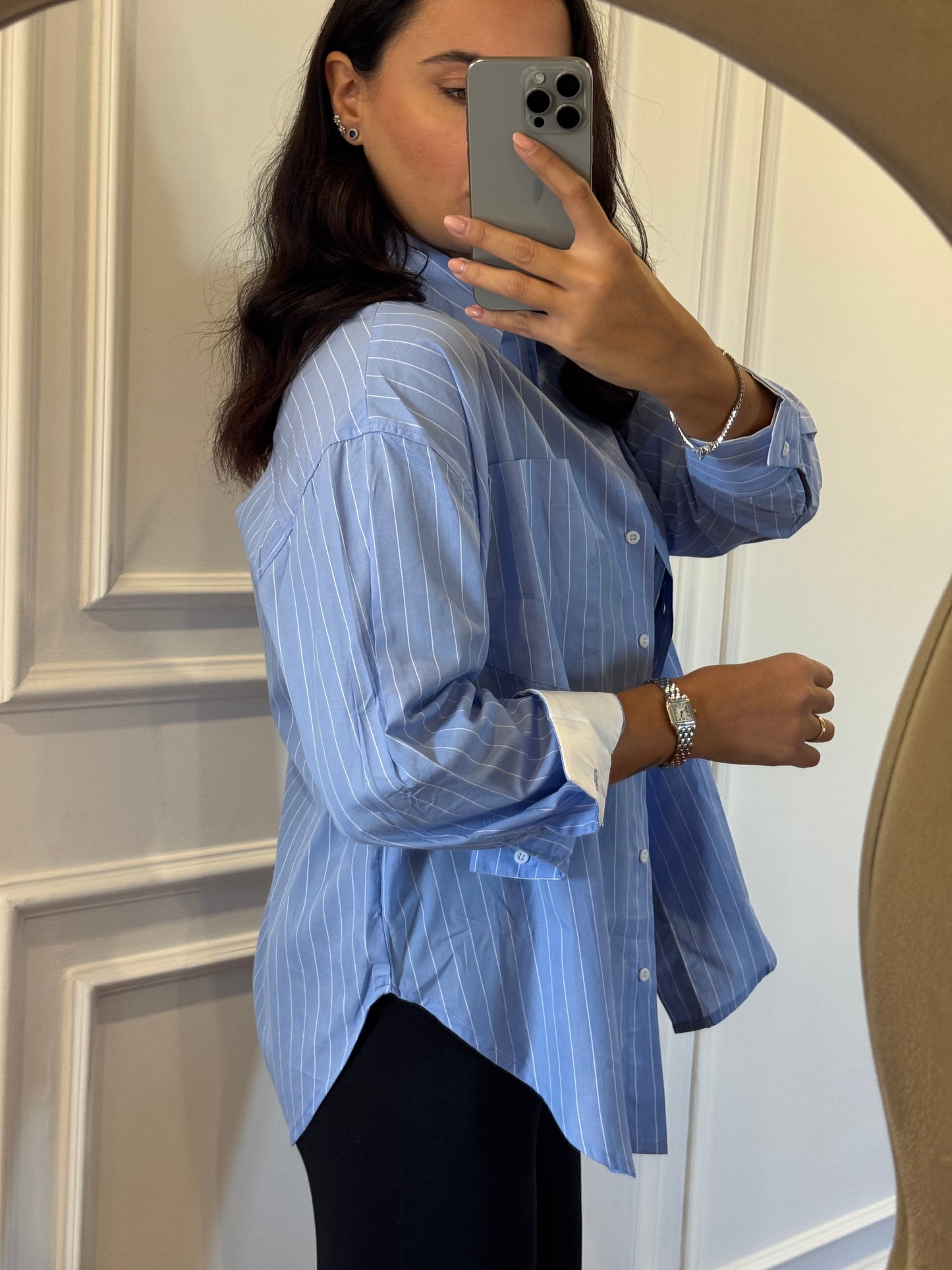 Camicia mille righe Paola