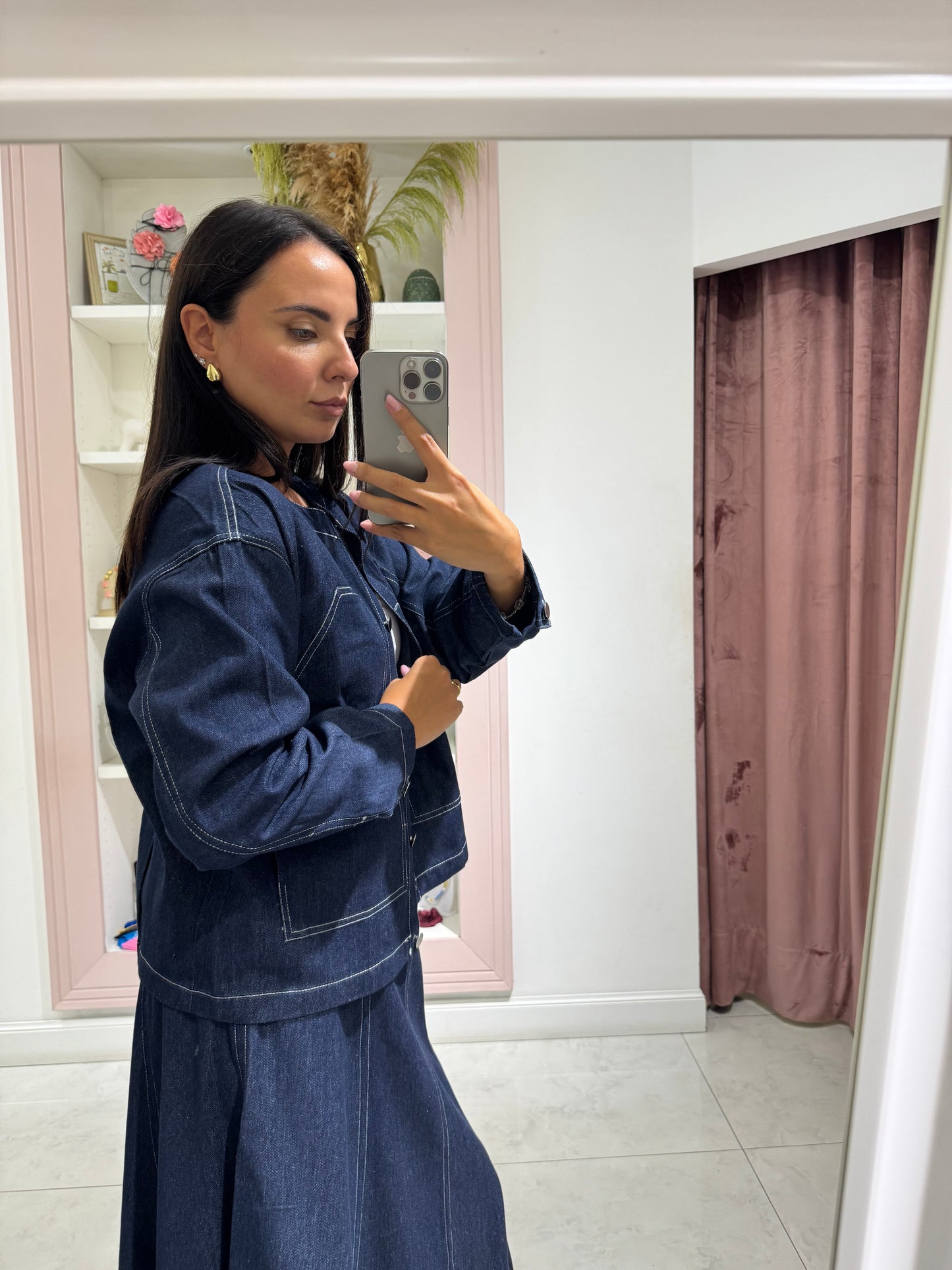 Set denim gonna