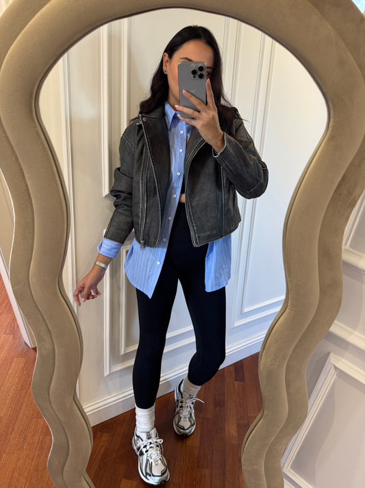 Chiodo crop fumè