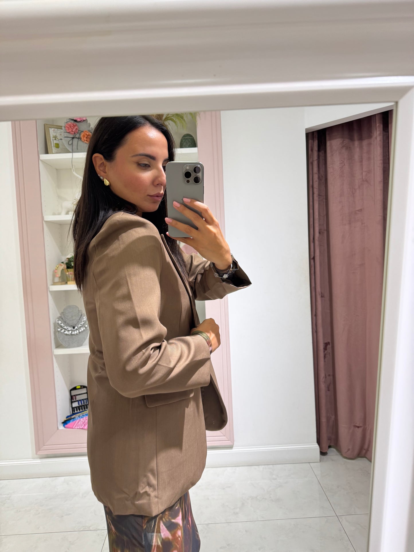 Giacca basic - marrone