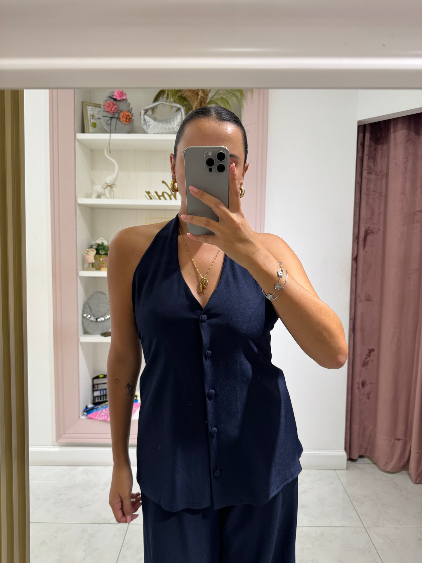 Tailleur Cristel - blu navy