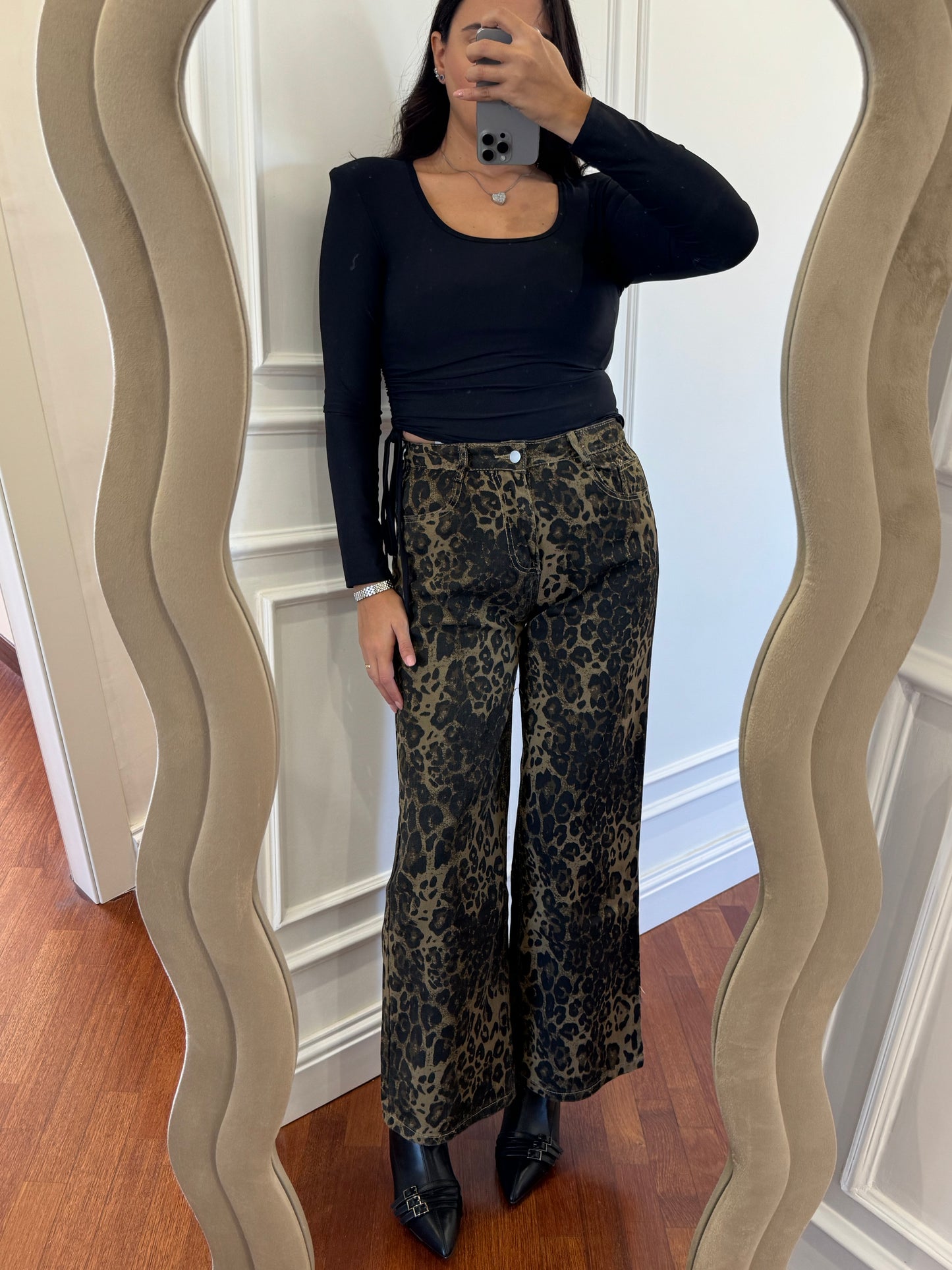 Jeans palazzo Leo