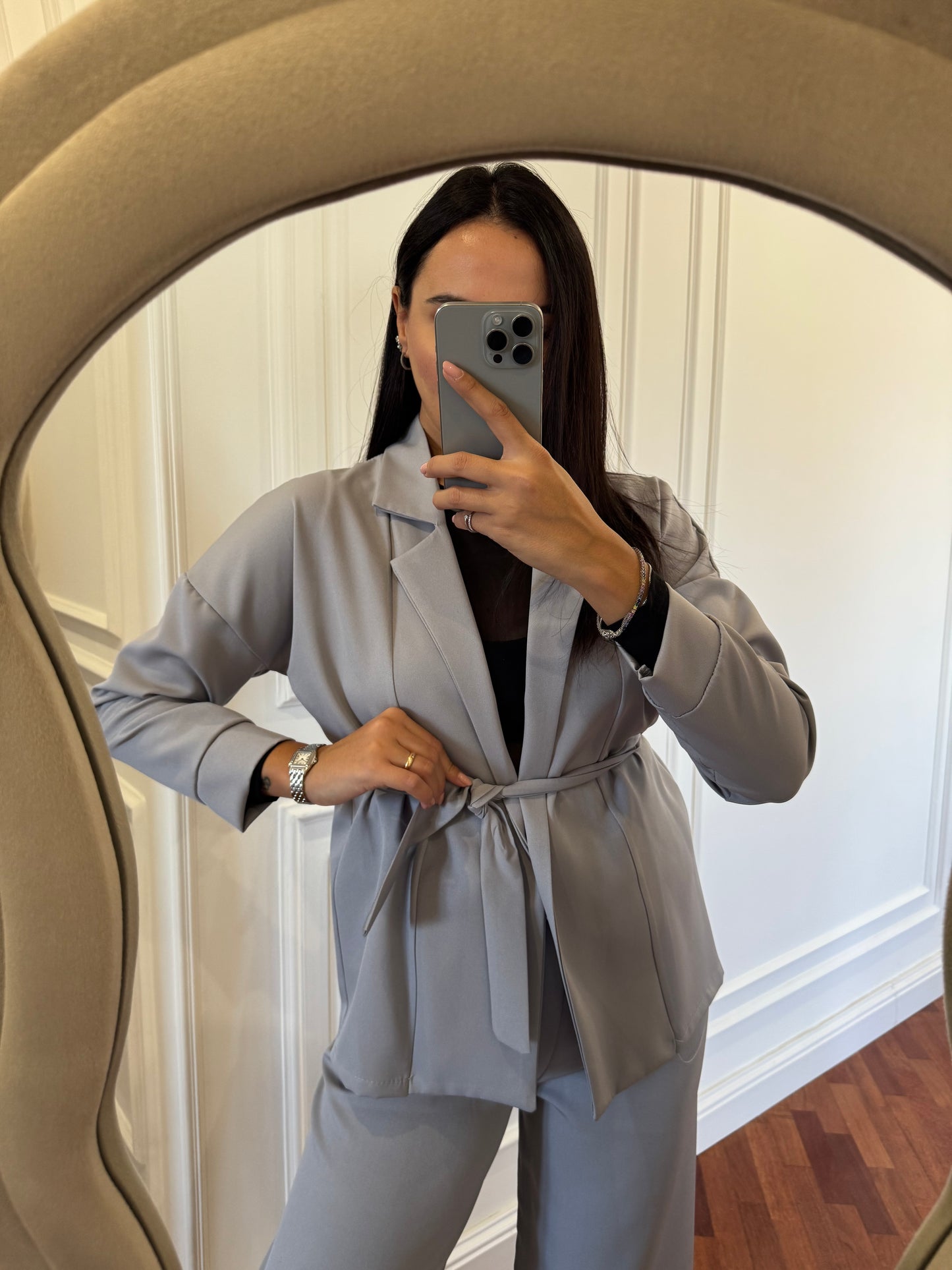 Tailleur low cost - grigio
