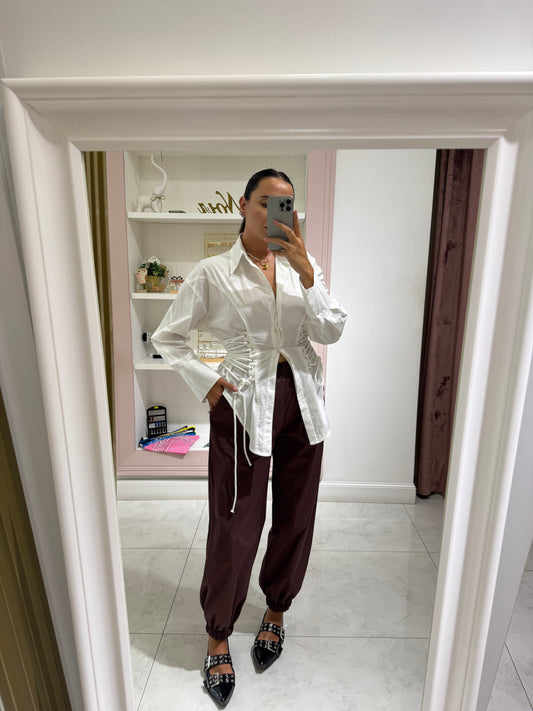 Pantalone ballon street - bordeaux